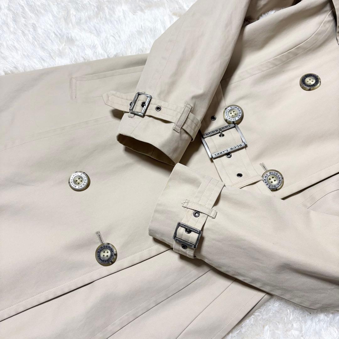 バーバリーブルーレーベル BURBERRY トレンチコート M