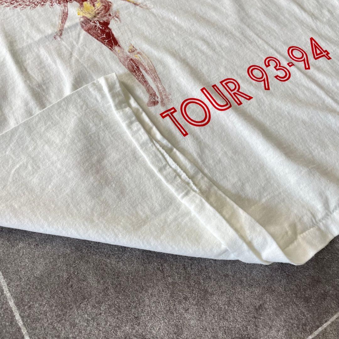 NIRVANA カートコバーン ニルヴァーナ IN UTERO Tシャツ 白 赤