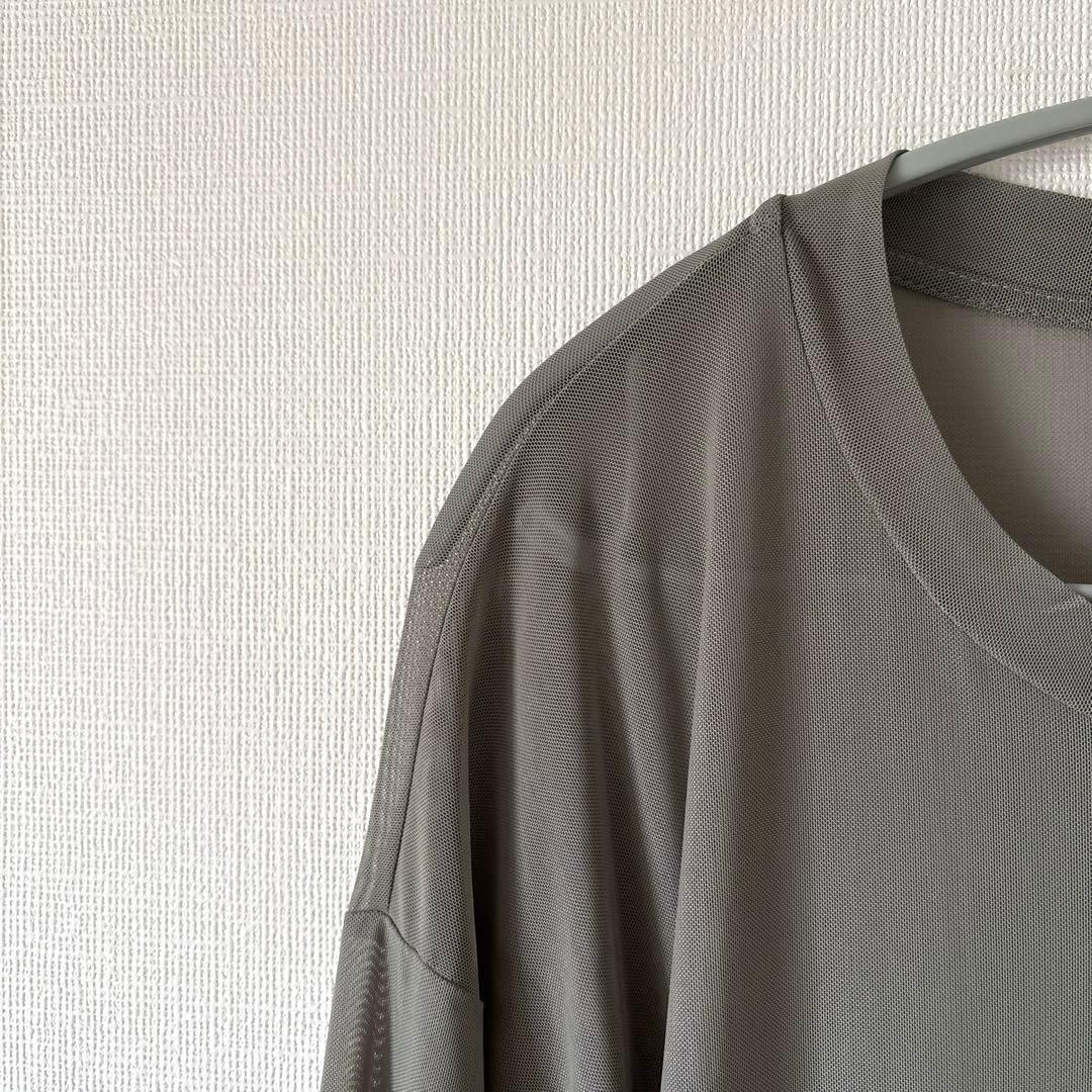 MM6 MaisonMargiela シアー/シースルー メッシュニットTシャツ