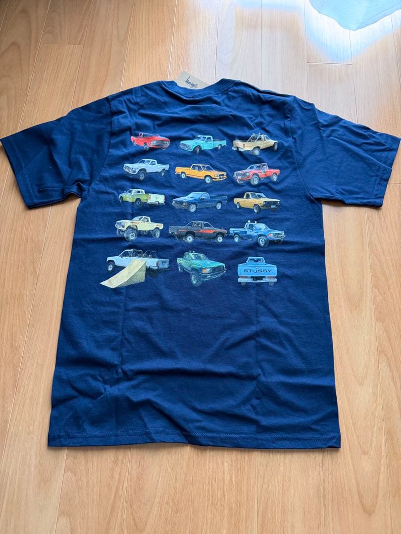 Stussy Pickup Tee ネイビー S 新品タグ付 バックプリント