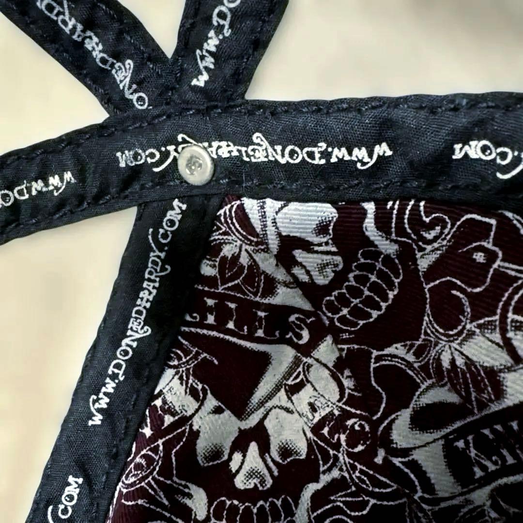Ed Hardy 刺繍キャップ パープルスネークレアモデル
