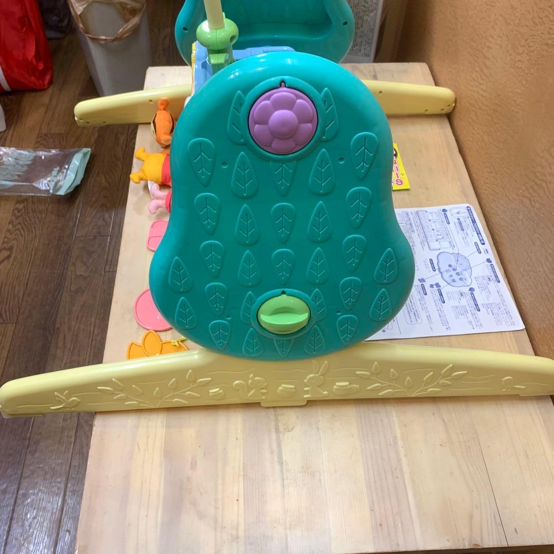 ☆良品☆ くまのプーさんえらべる回転6WAYジムにへんしんメリー