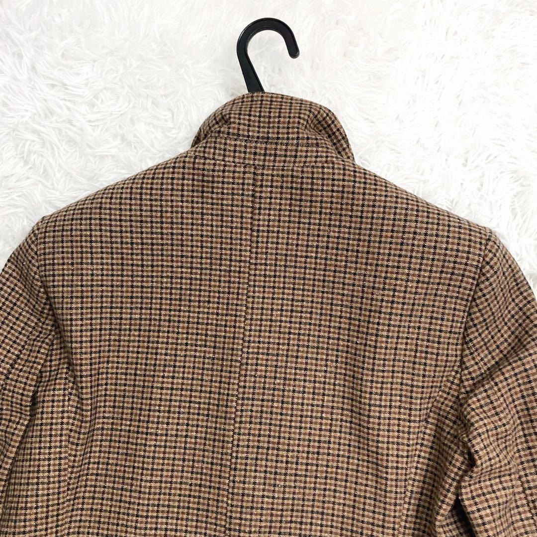 たみ 美品✨MAX&CO. チェック柄テーラードジャケット 総裏 46