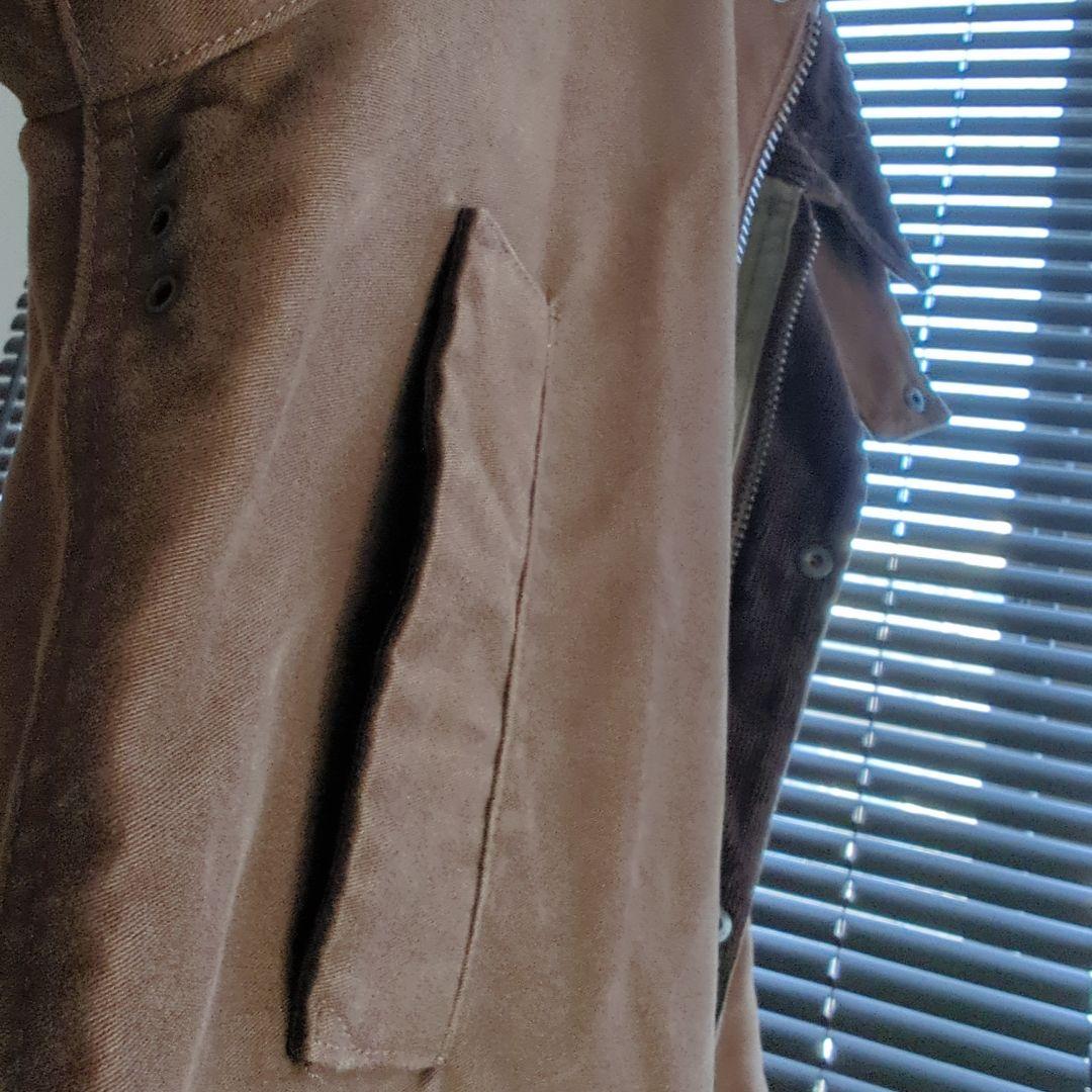 FOB FACTORY モールスキン ライディングジャケット ブラウン S