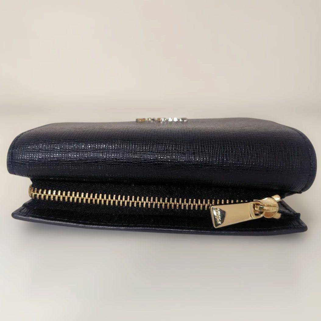 FURLA Babylon フルラバビロン レザー三つ折り財布 ONYXカラー