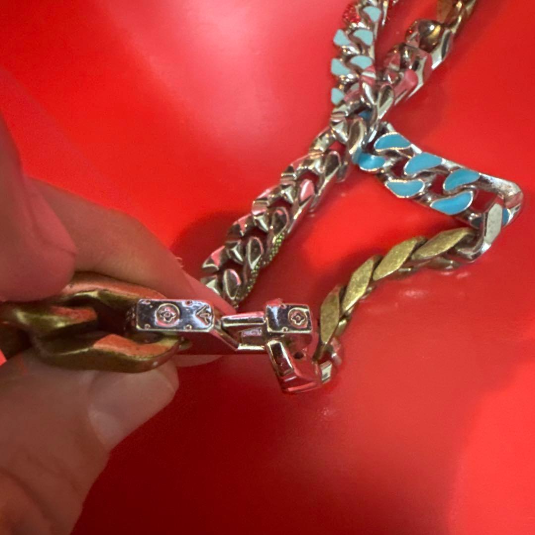 LOUIS VUITTON コリエ チェーンリンクス ネックレス マルチ