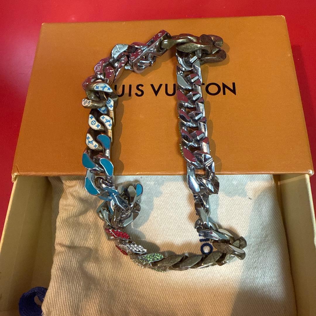 LOUIS VUITTON コリエ チェーンリンクス ネックレス マルチ