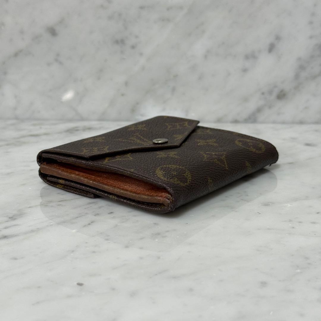 LOUIS VUITTON ルイヴィトン 三つ折り財布 モノグラム ブラウン