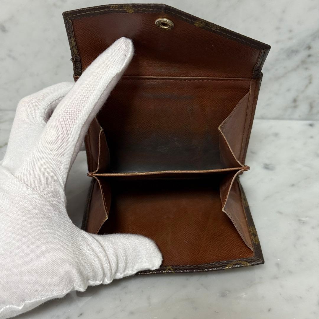 LOUIS VUITTON ルイヴィトン 三つ折り財布 モノグラム ブラウン