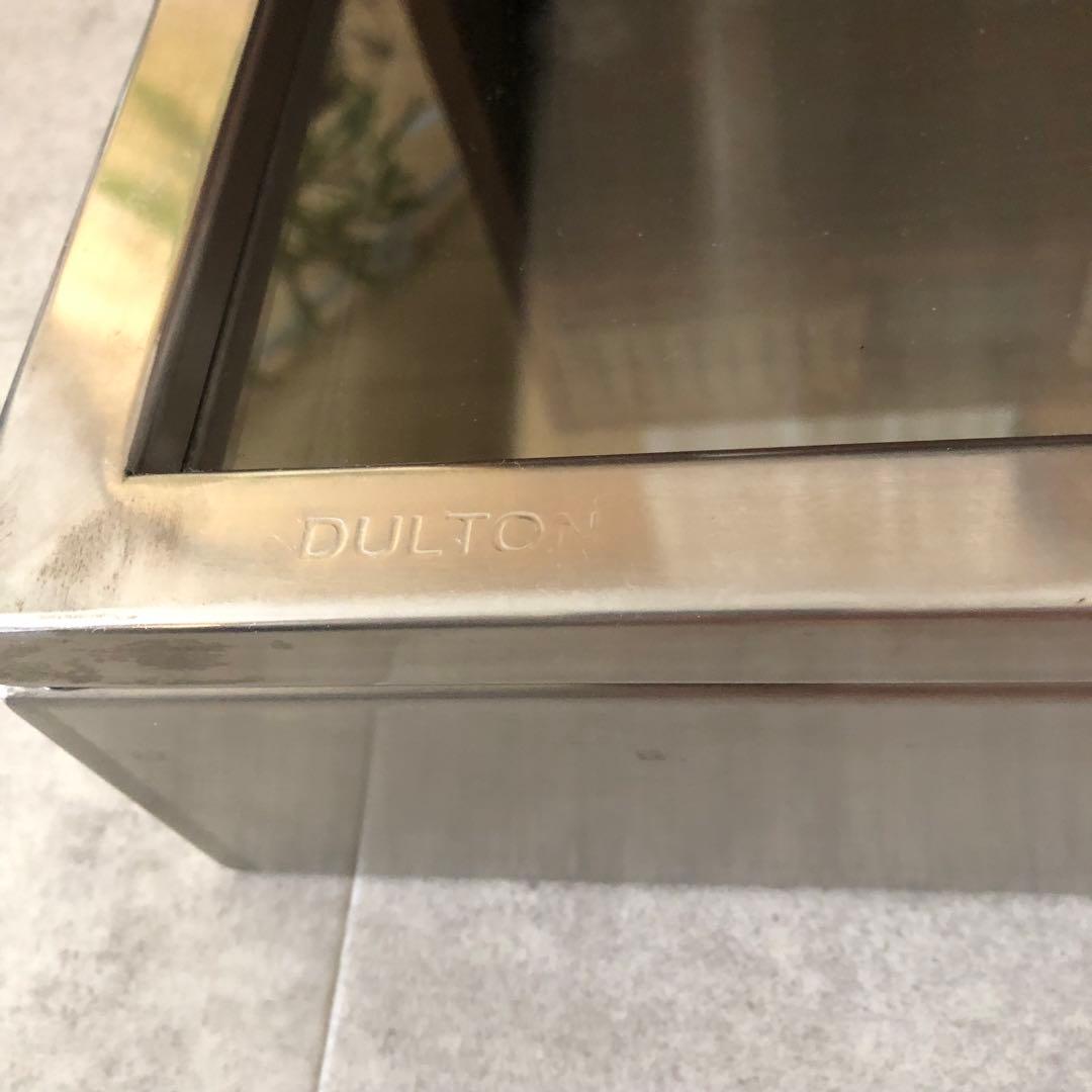 DULTON ダルトン　ステンレス　コレクションケース　鍵付き　廃盤品　ガラス