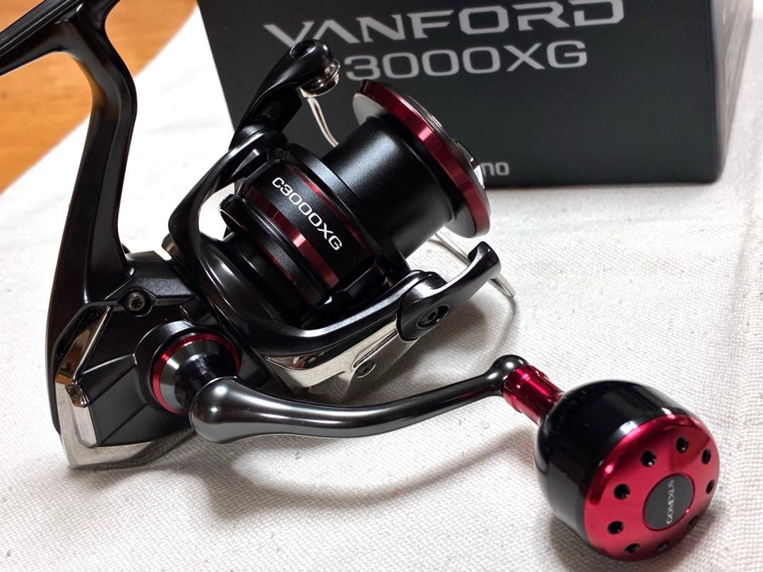 【美品】シマノ リール20ヴァンフォード C3000XG【カスタム・プチ改造】