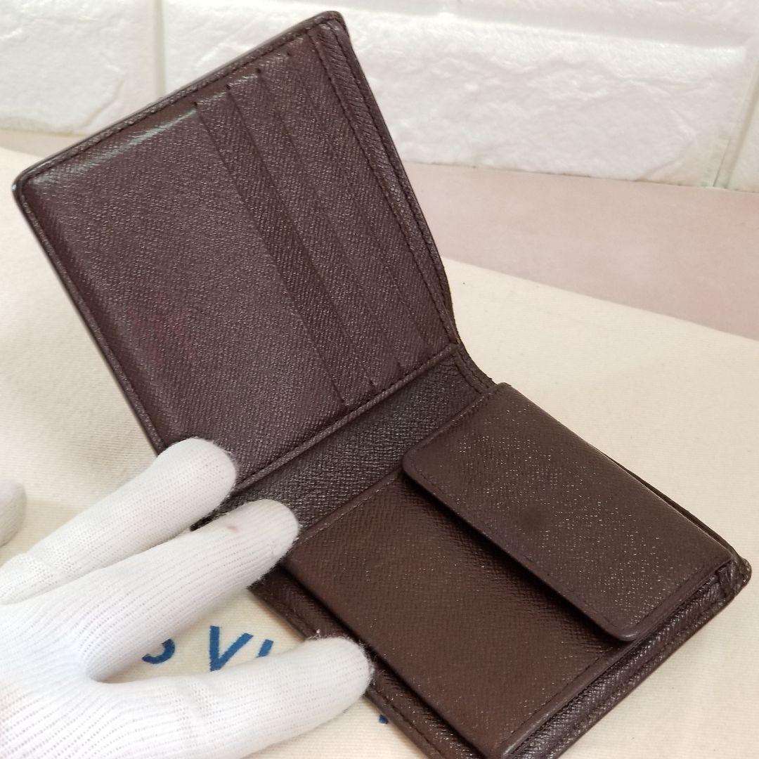 LOUIS VUITTON ポルトビエカルトクレディモネ エベヌ 二つ折り財布
