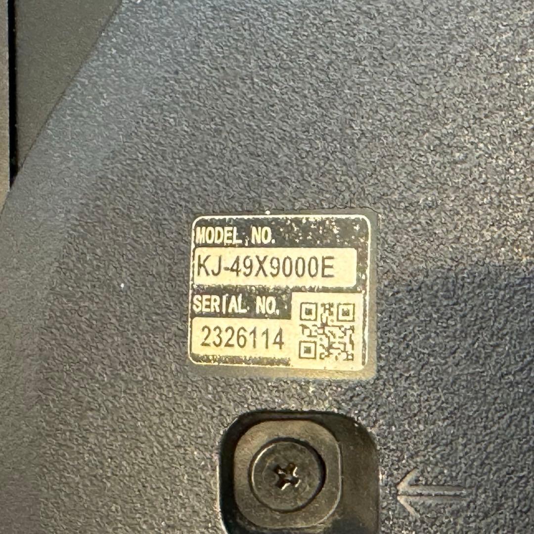 【ジャンク品】KJ-49X9000E【SONY】