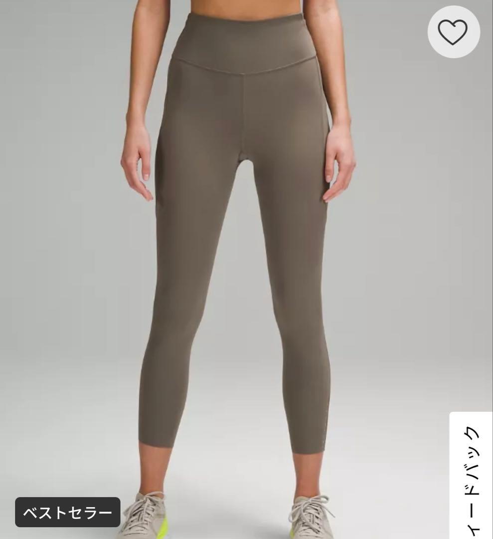 lululemon ルルレモン レギンスFast&Free 25インチサイズ6