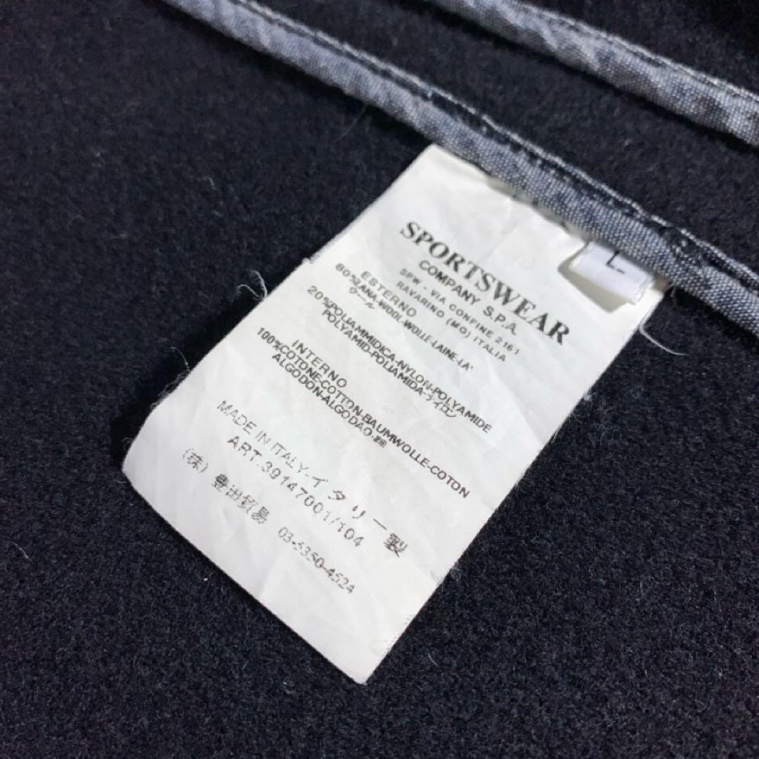 00s Stone  wool hooded coat アーカイブ
