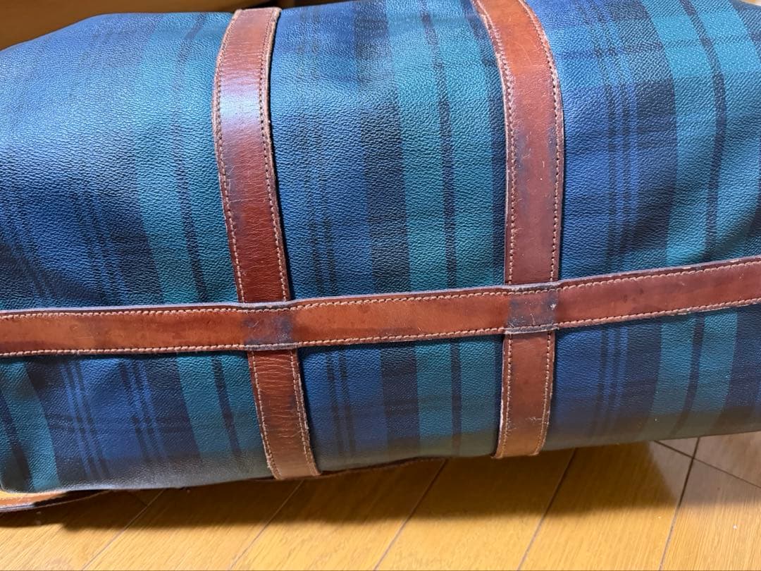 ラルフローレン ボストンバッグ ブラックウォッチ　古着