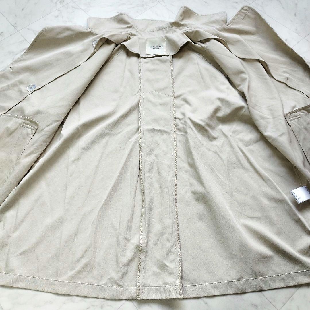 極美品　フリークスストア　ショートトレンチコート　ベージュ　現行　25SS
