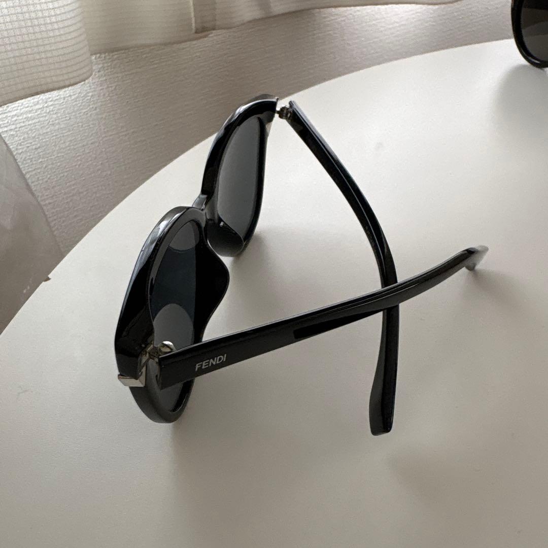 FENDI (フェンディ) ラウンドサングラス アイウェア ブラック D28BN