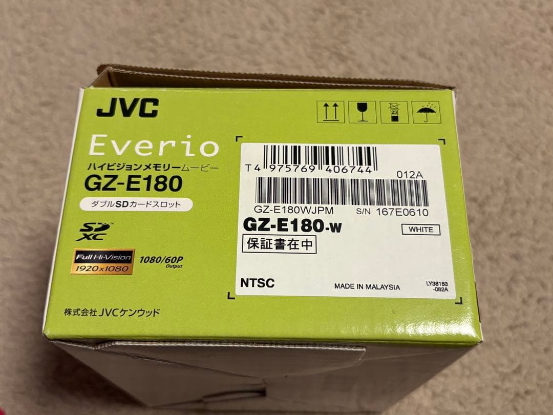 JVC Everio GZ-E180 ビデオカメラ 本体