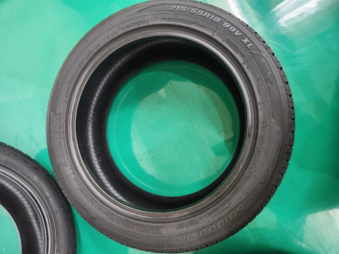 送料込☆2022年製ジーテックスZEETEX タイヤ 215/55R18 ☆4本