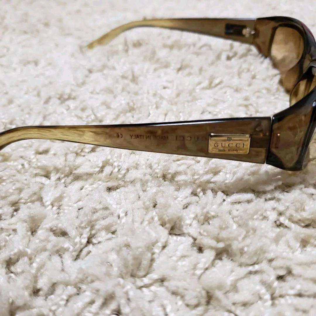 GUCCI グッチ スクエア型 GG2454 ロゴプレート金具 サングラス