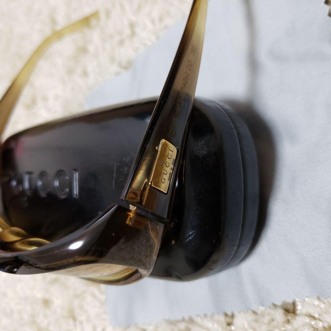 GUCCI グッチ スクエア型 GG2454 ロゴプレート金具 サングラス