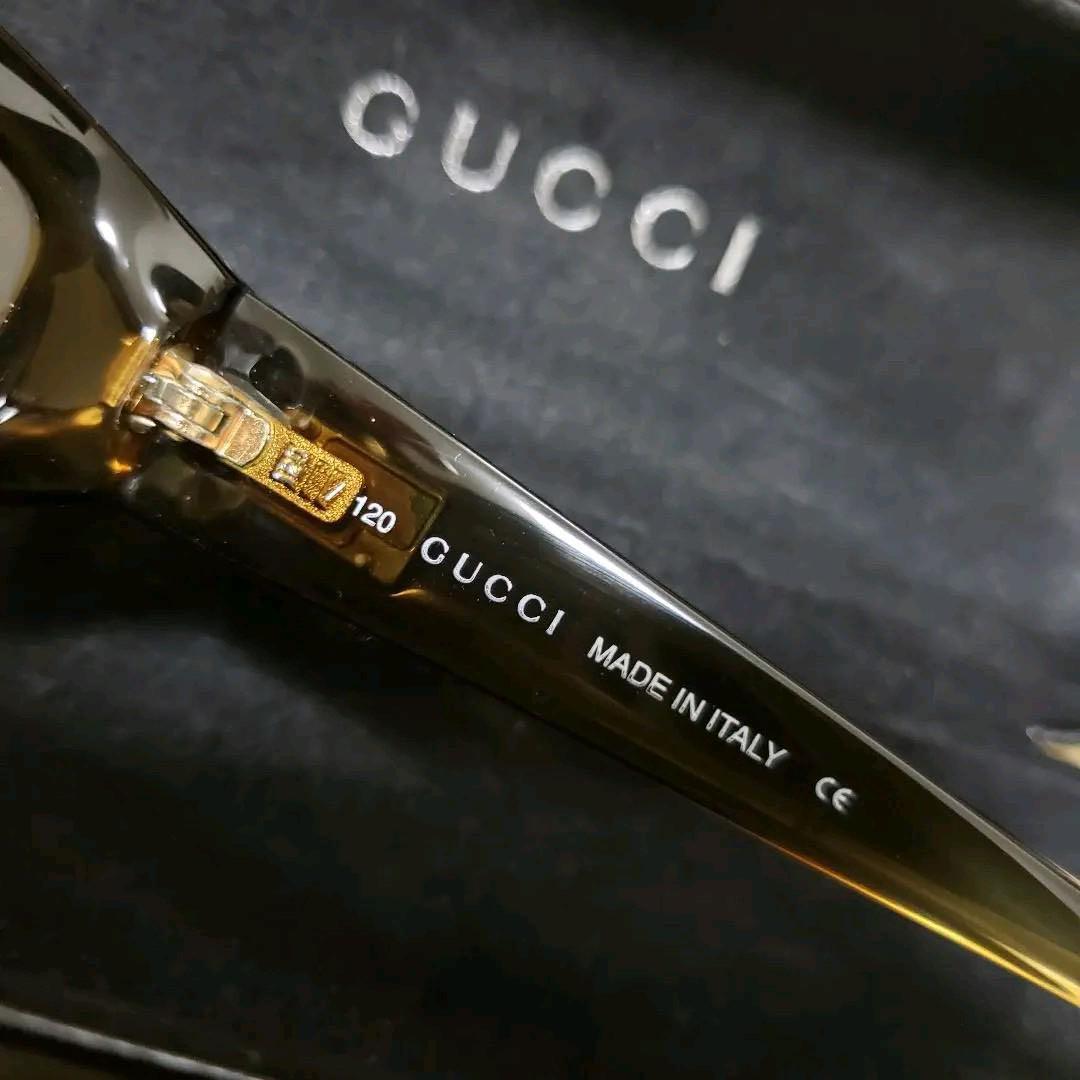 GUCCI グッチ スクエア型 GG2454 ロゴプレート金具 サングラス