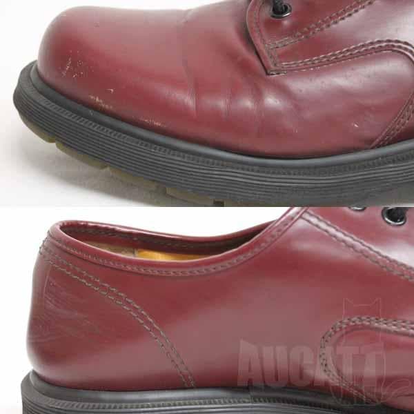 Dr.Martens レザーシューズ 4ホール UK8 レッド 071K15