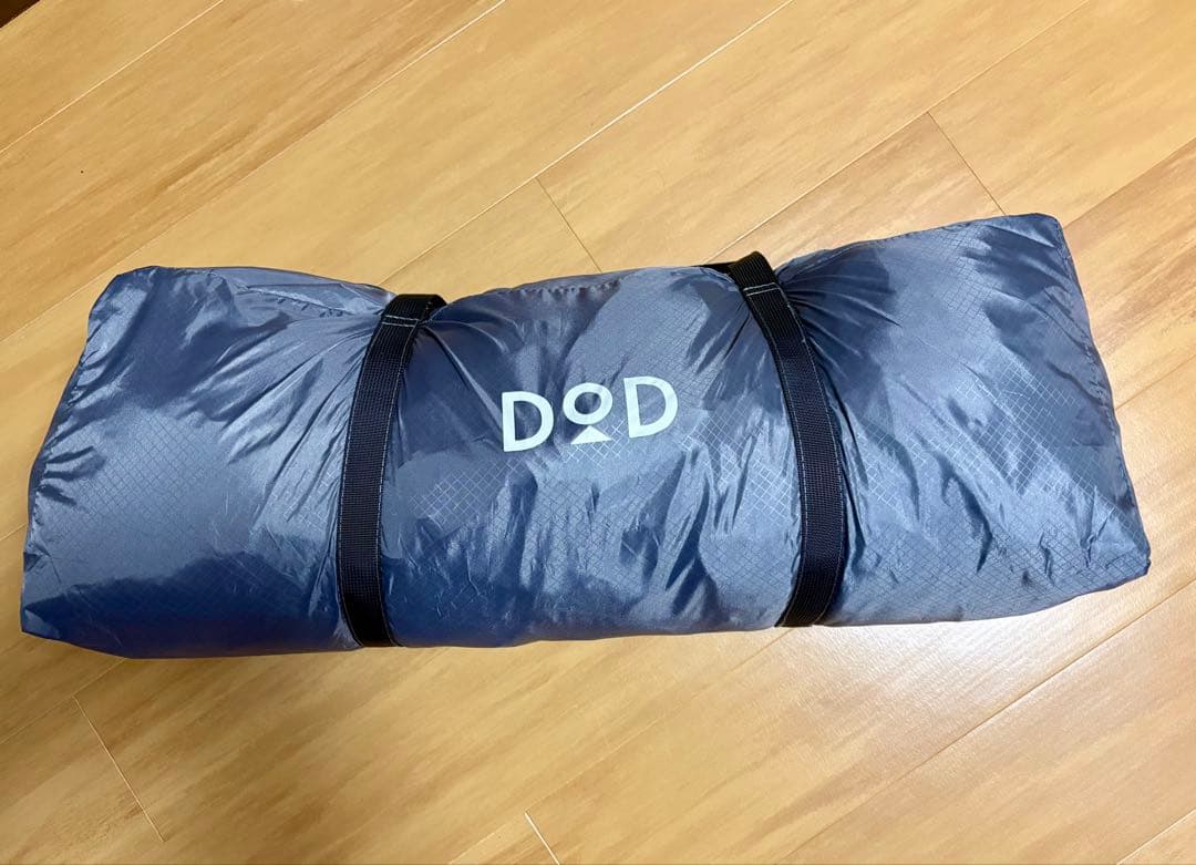 DOD ライダーズタンデムテント、ワンタッチテント試し張り2回