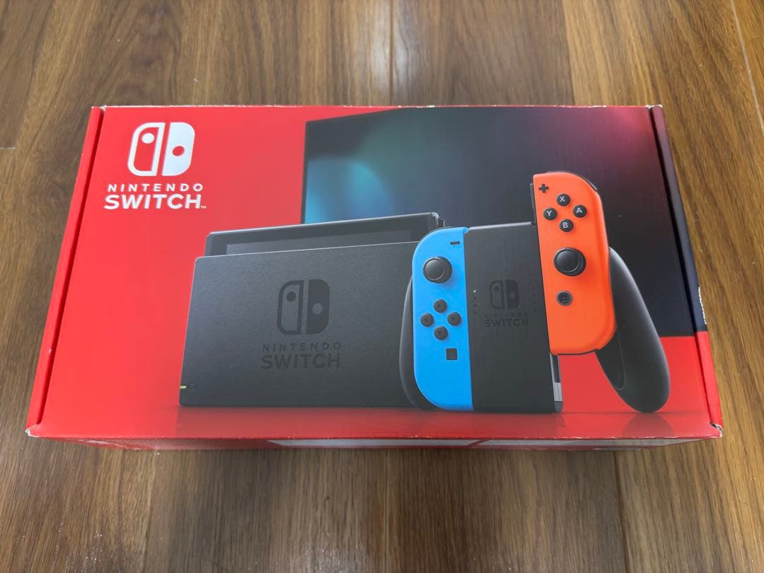 【美品】ニンテンドースイッチ 本体 ネオンレッド ネオンブルーモデル