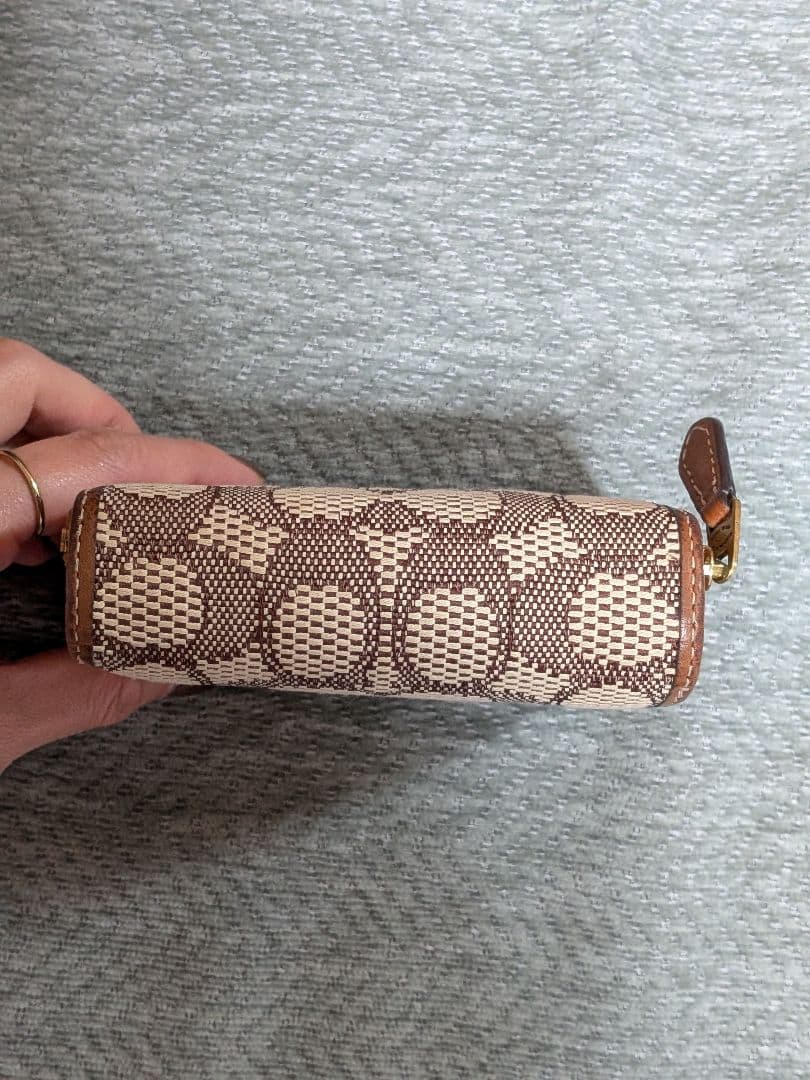 【*即日発送*さん専用】コーチ 二つ折り財布 象 刺繍 COACH ゾウ