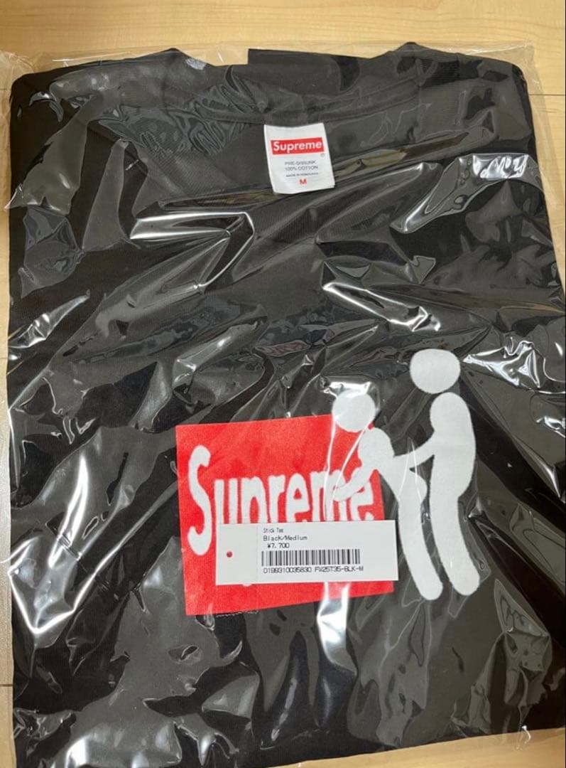 Supreme Stick Tee Black Mサイズ