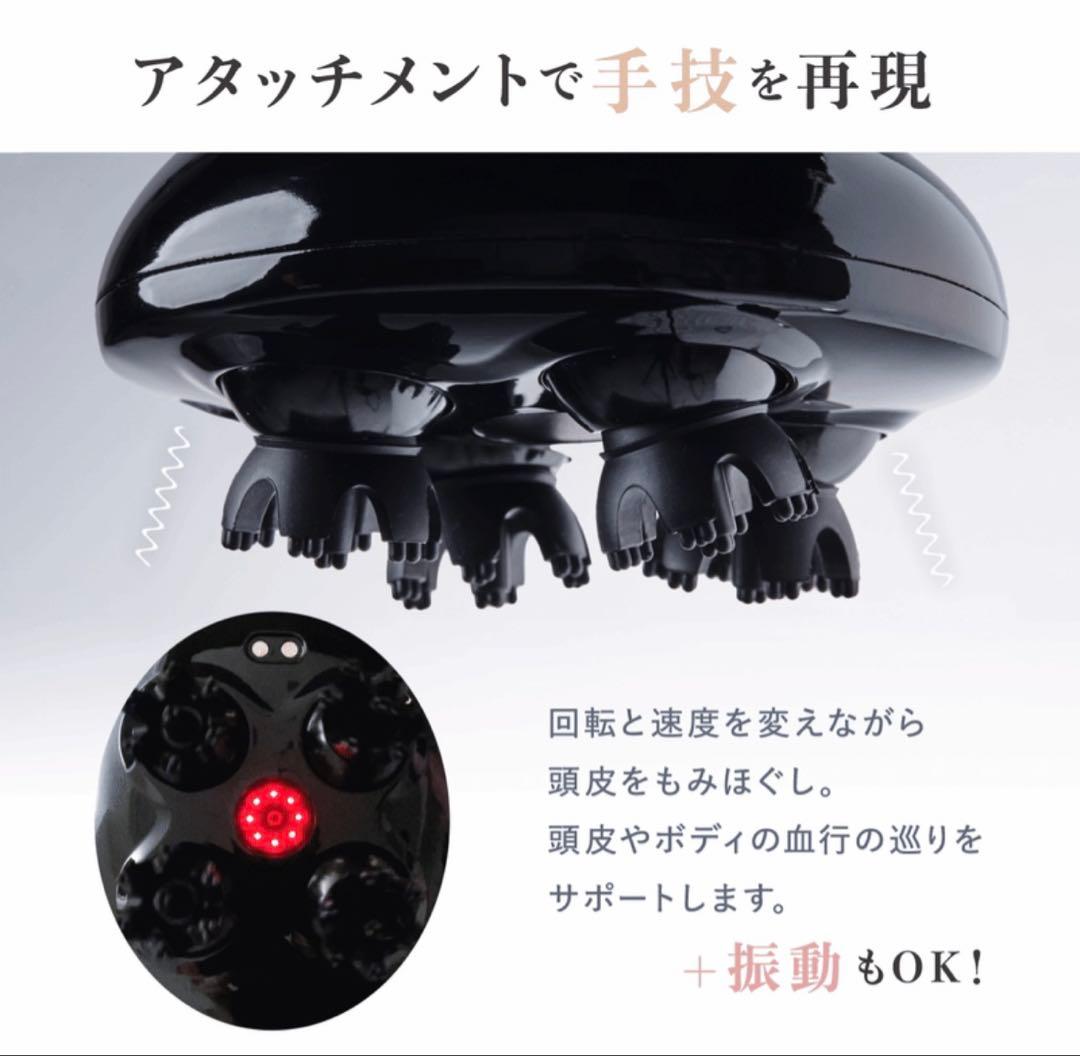 【新品】WAVEWAVE EMS ヘッドマッサージ 電気ブラシ 美顔器　頭皮