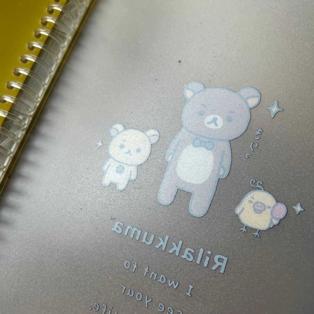 サンエックス　リラックマ　レトロ　バインダー　B5 メモ帳　リングノート　文具