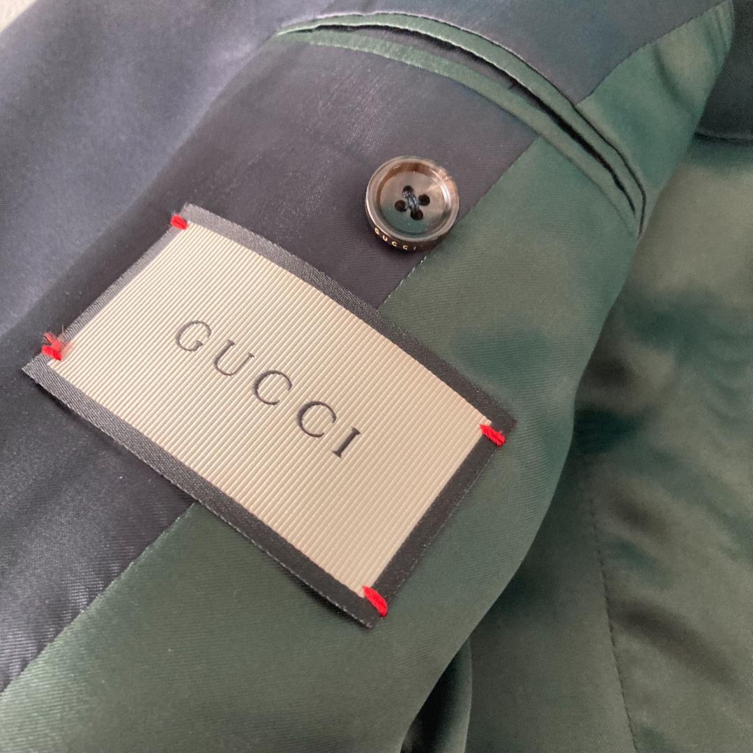 GUCCI グッチ メンズ テーラードジャケット シングル2釦 50 L 紺