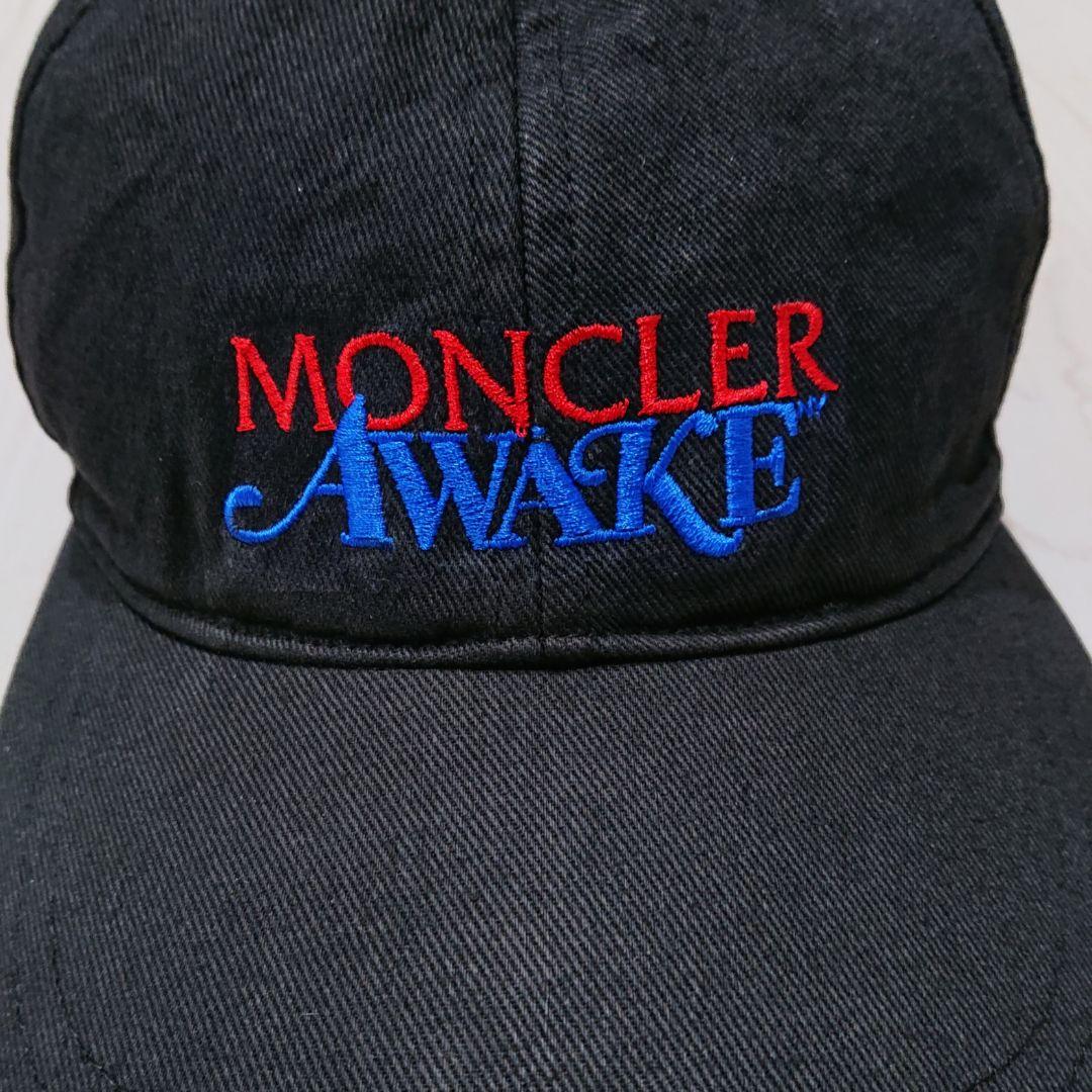 MONCLER ×Awake モンクレール キャップ ブラック UNIサイズ