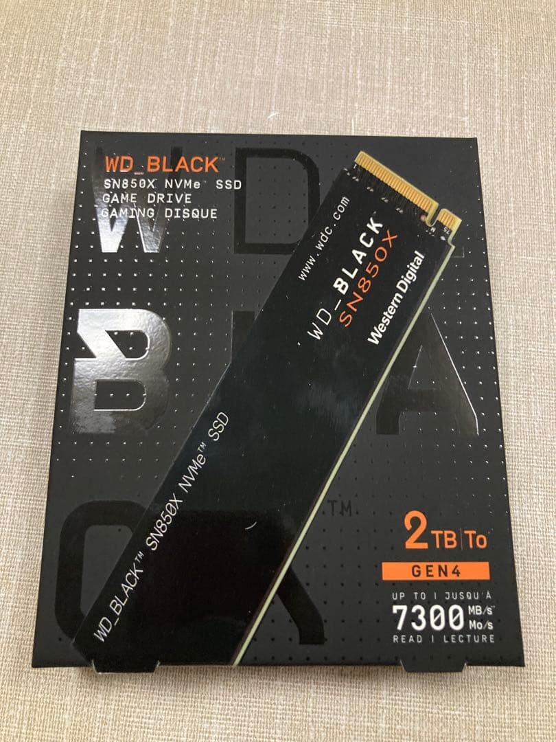 内蔵型SSD WD_BLACK SN850X 2TB NVMe SSD