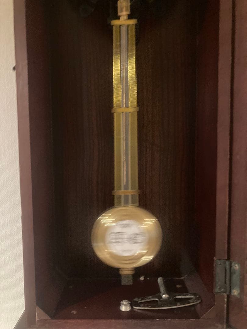 昭和レトロ　愛知時計電機　ゼンマイ式振り子時計 ボンボン時計　稼働品