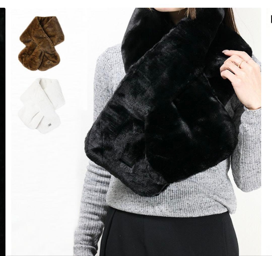 は*み様 極美品☆UGG アグ W FAUX FUR PULL THRU SCA