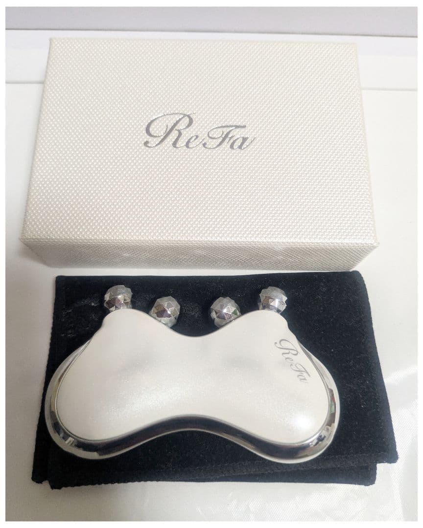 ReFa リファカッサエムエン 美顔器 美顔ローラー パールホワイト 白