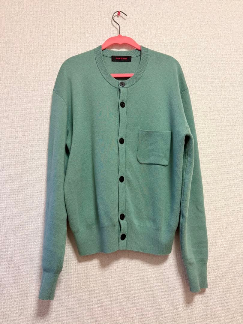 CABaNトゥモローランド★コットンカシミヤクルーネックカーディガン