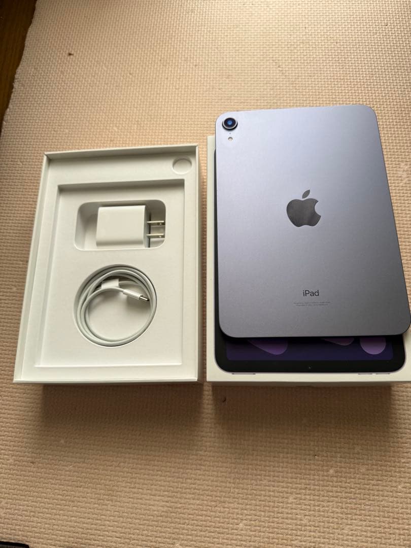 Apple iPad mini6 本体　バッテリー98% パープル