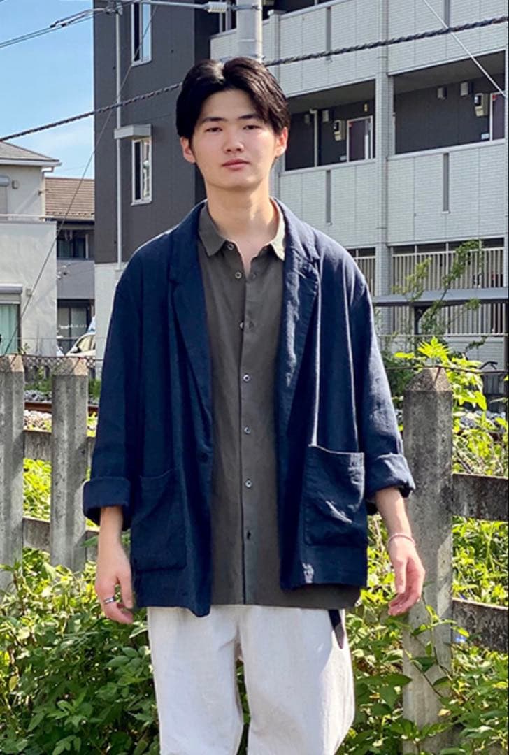 【早いもの勝ち♪】CONFECT シルクリネンツイルイージージャケット
