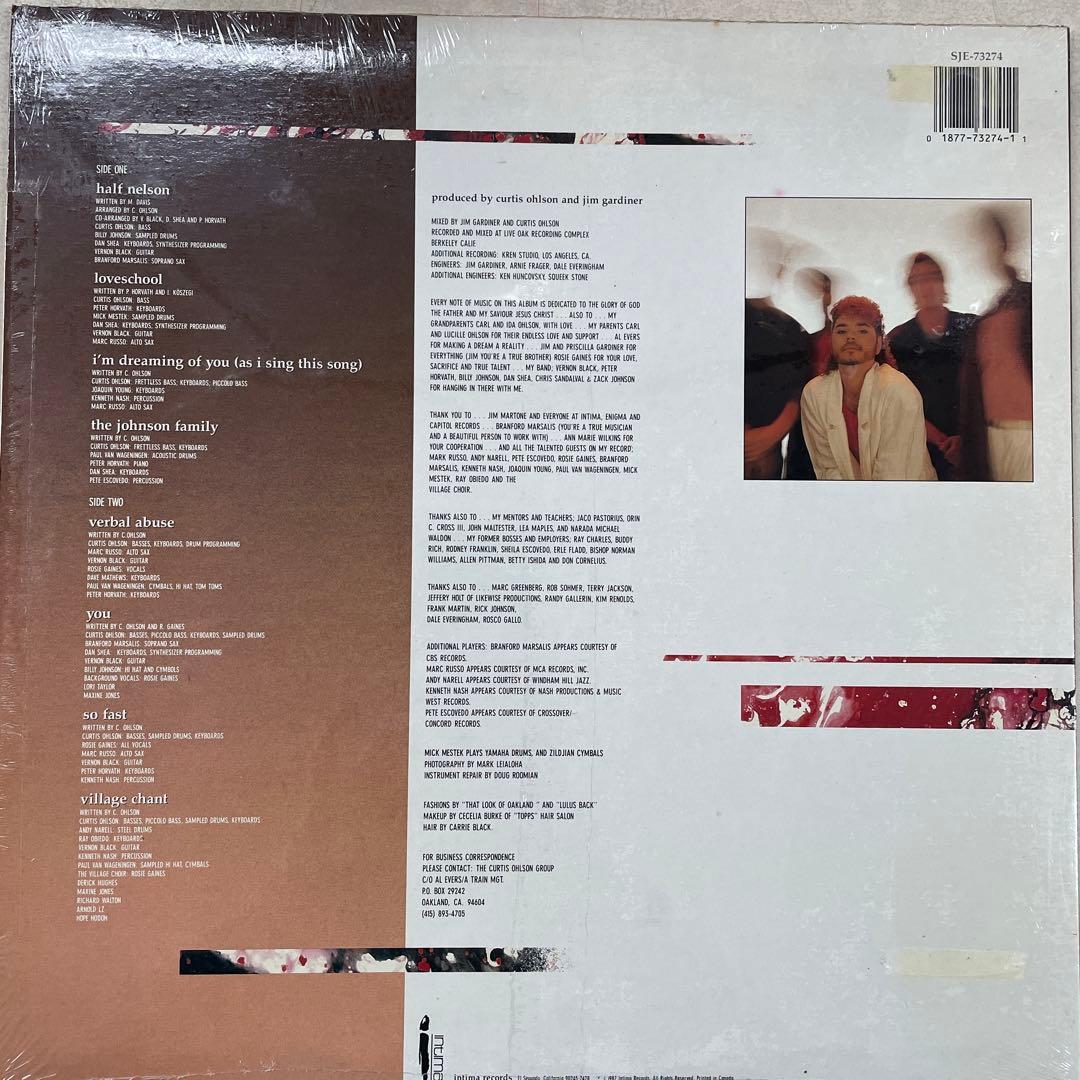 CURTIS OHLSON so fast 美品LPレコード