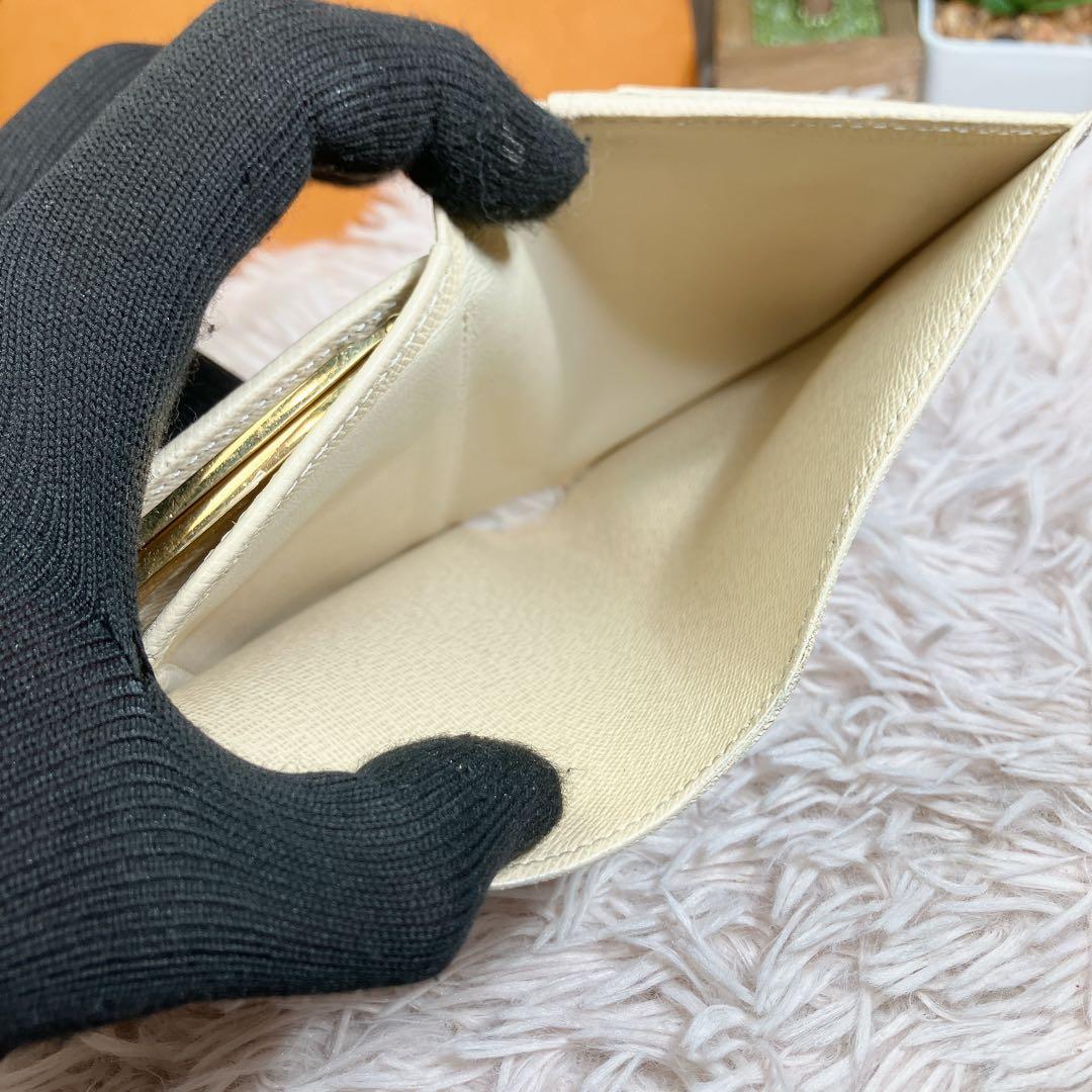 美品 ルイヴィトン ダミエ アズール ポルトフォイユ ヴィエノワ 折り財布 新型