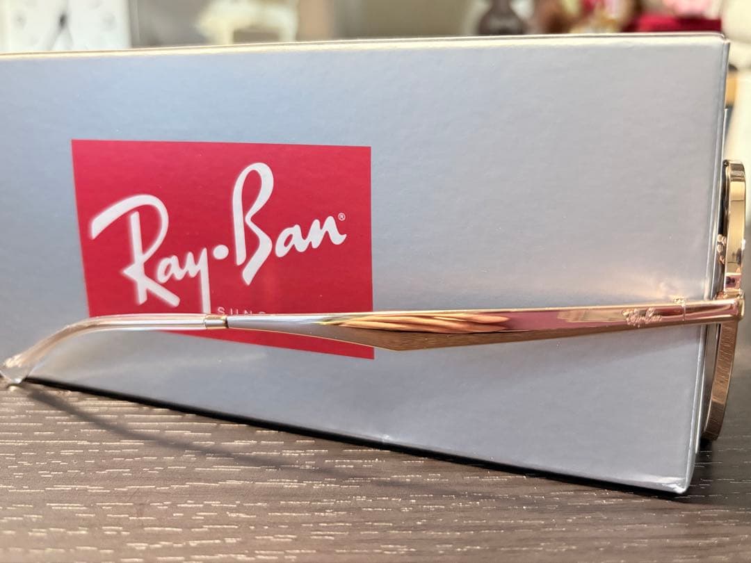 Ray Ban レイバン RB3727D ラウンドサングラス　ローズゴールド