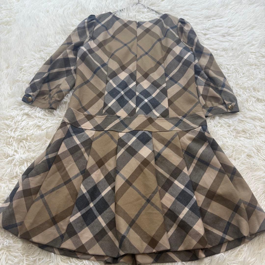 Burberry Blue Label ノバチェックワンピース ベージュ36