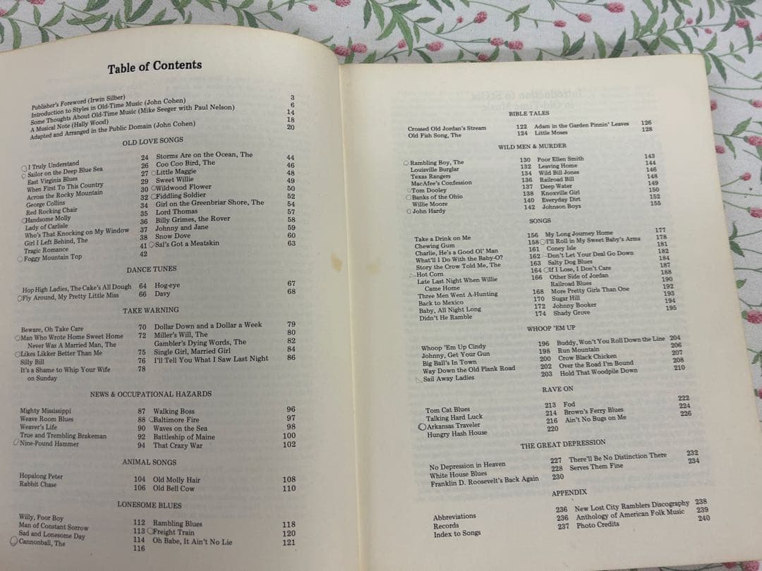 Old-Time String Band Songbook 中古品