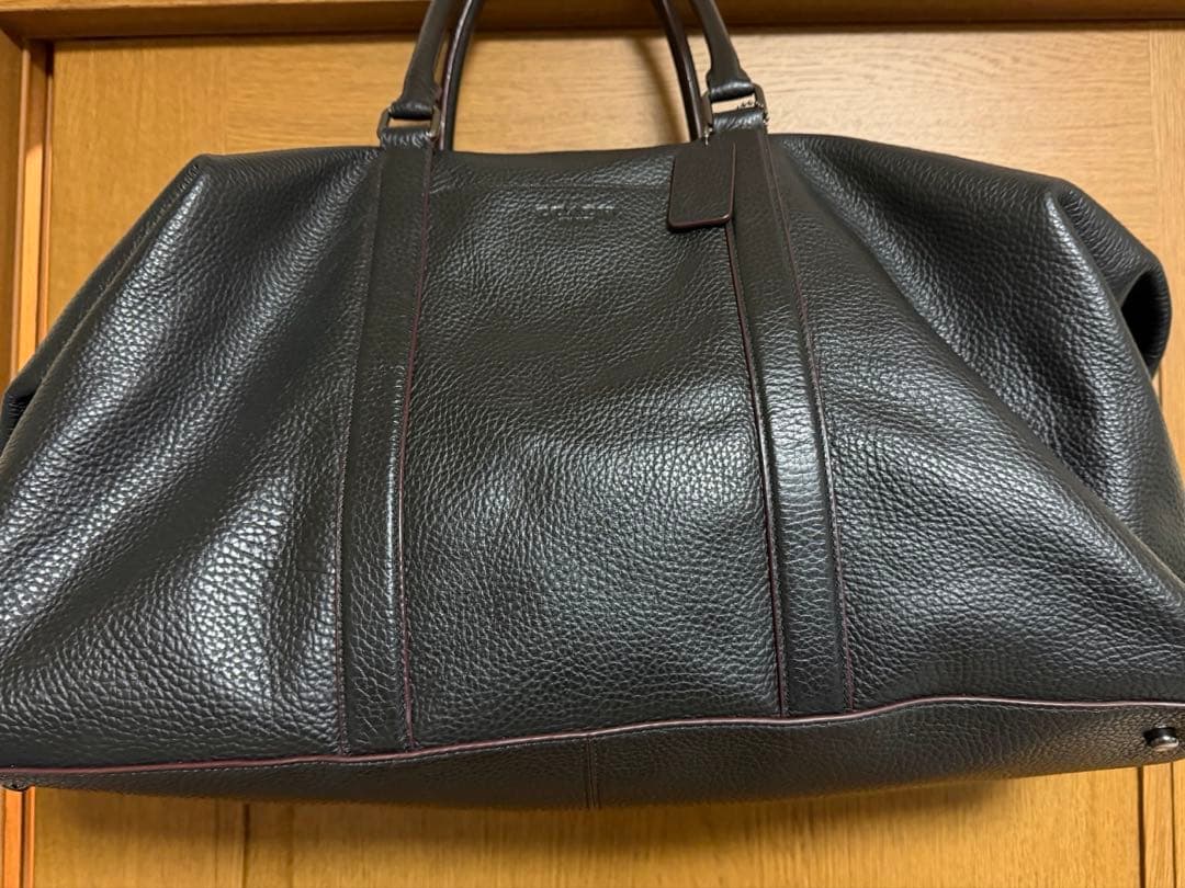 COACH ブラック　ボストンバッグ
