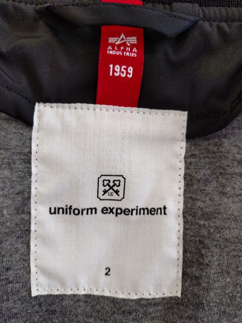 UNIFORMEXPERIMENT×フラグメント×ALPHA＋おまけキーホルダー